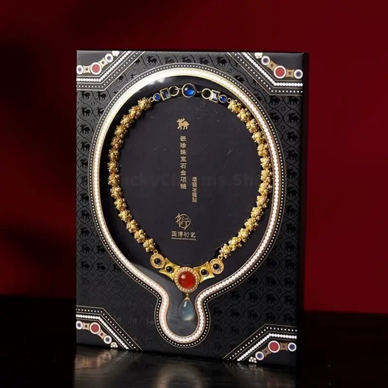 National Museum of China Li Jingxun AR Necklace Refrigerator Magnet-LuckyCharms.Shop