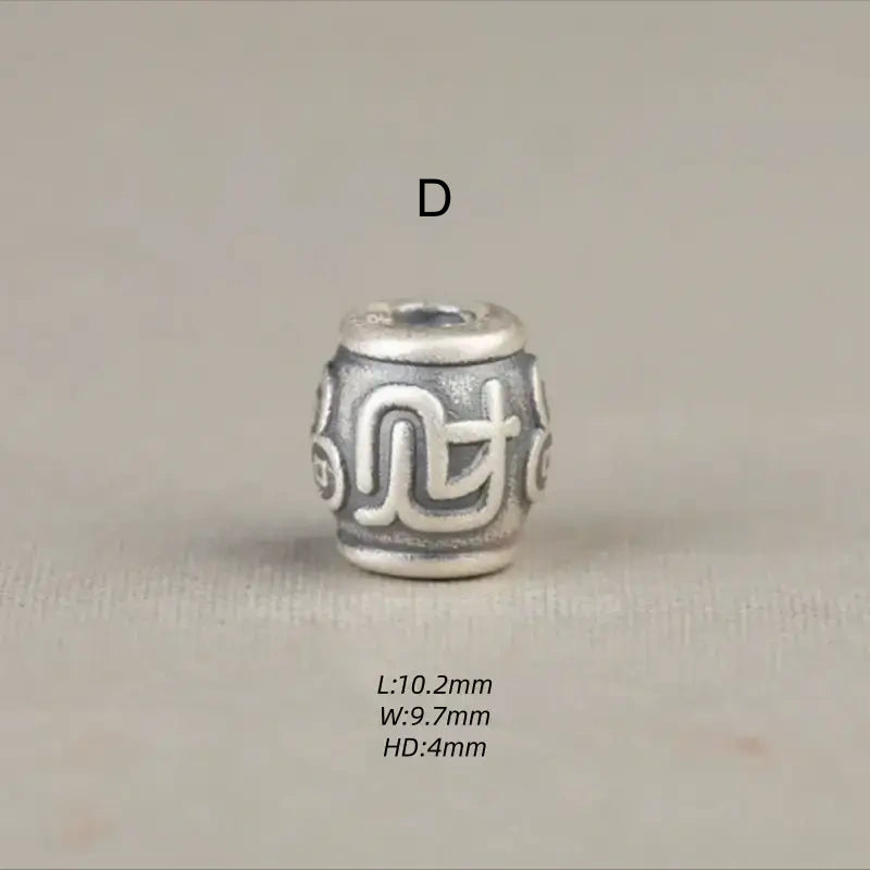 Sterling Silver Lulutong Loose Beads | DIY Bracelet Beads, Tiny Exquisite Accessories-LuckyCharms.Shop