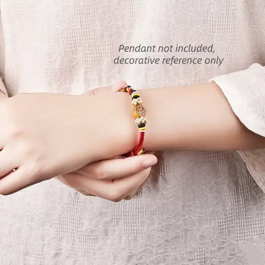 DIY-Friendly Peach Blossom Knot Twist Chain Adjustable Braided Bracelet-LuckyCharms.Shop