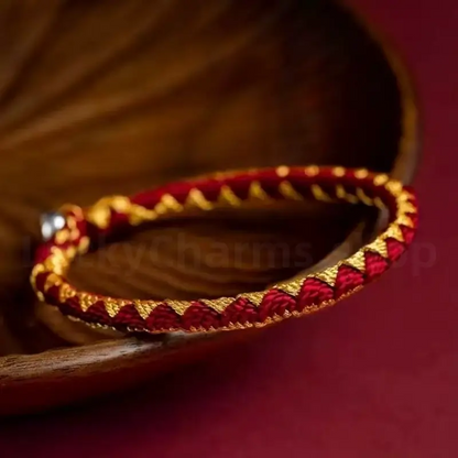 Dragon Scale Motif Nine Vehicle Vajra Knot Braided Bracelet-LuckyCharms.Shop