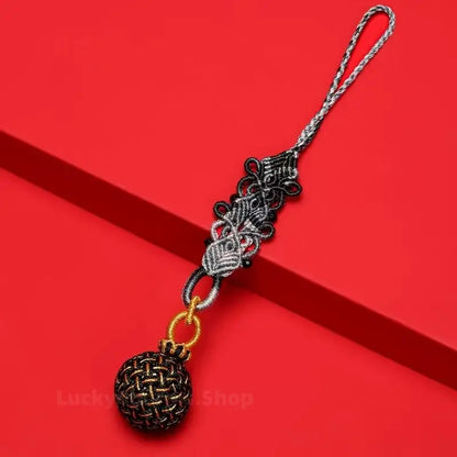 Response-for-All Chinese Knot Handmade Flower Ball Pendant-LuckyCharms.Shop