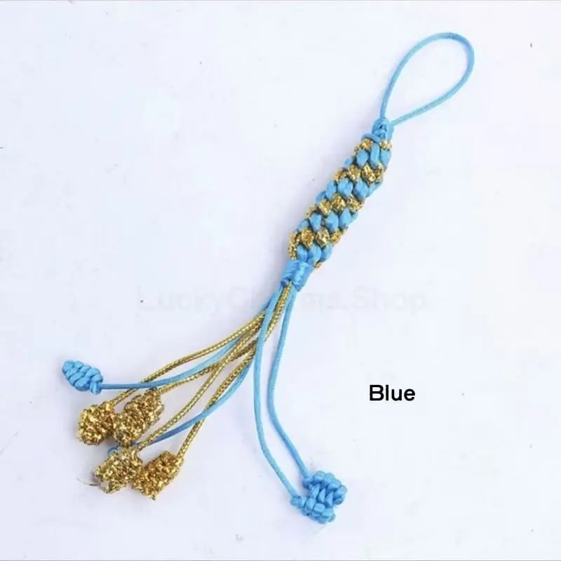 Tibetan-Style Handwoven Pineapple Vajra Knot Pendant for Protection & Luck-LuckyCharms.Shop