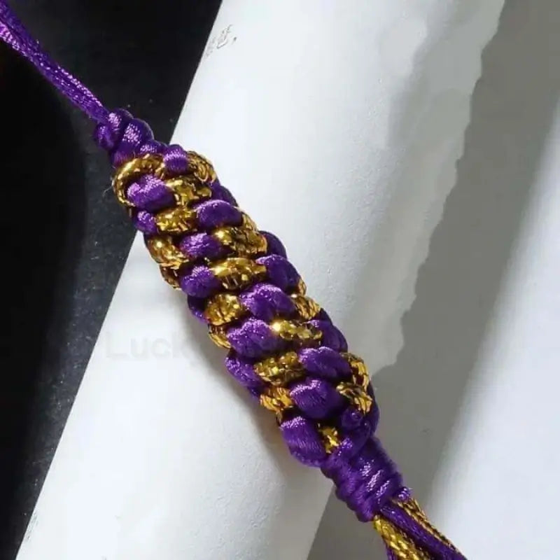 Tibetan-Style Handwoven Pineapple Vajra Knot Pendant for Protection & Luck-LuckyCharms.Shop