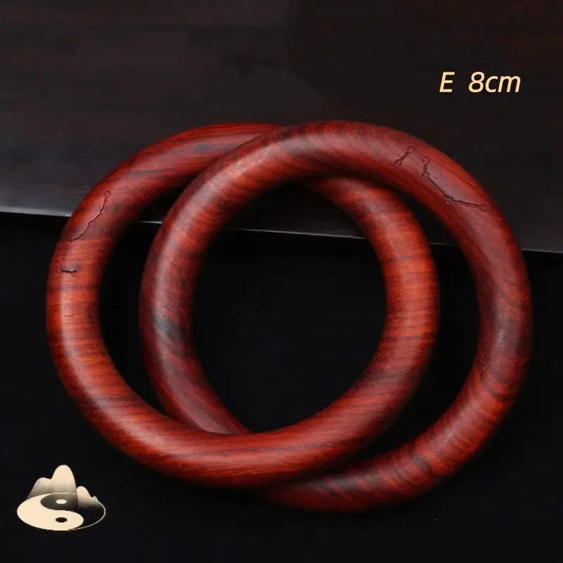 Longhu Mountain Natural Wood Blessing Qiankun Circle Pendant Luck Success-LuckyCharms.Shop