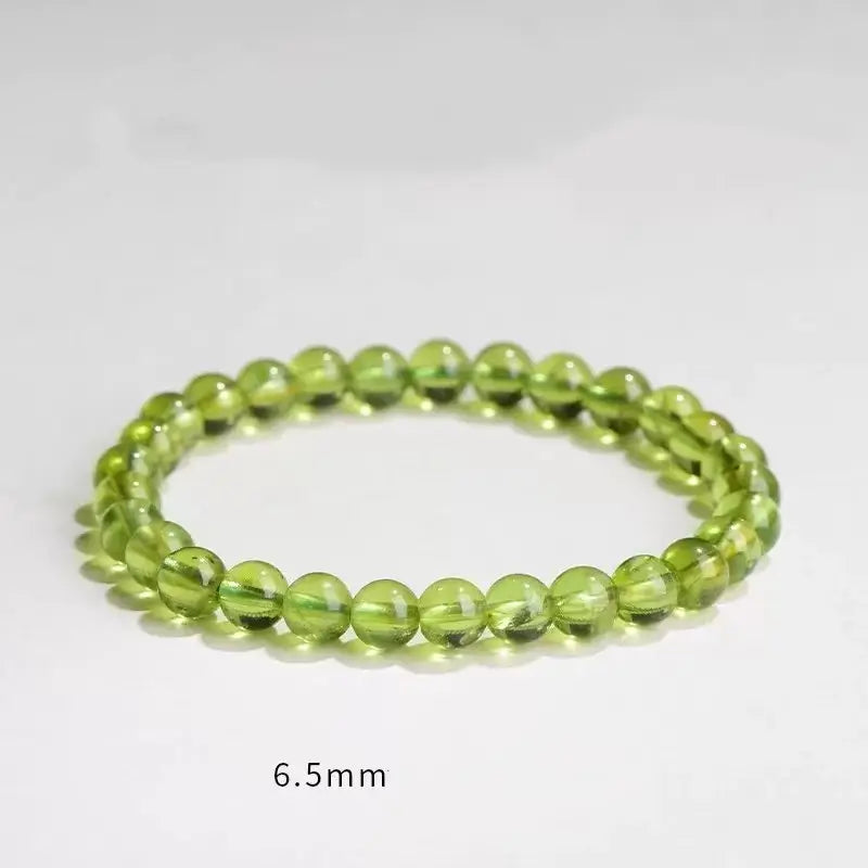 Natural Peridot Green Beaded multi-strand Bracelet for Success Love Health-LuckyChams.Shop
