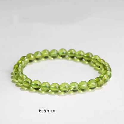 Natural Peridot Green Beaded multi-strand Bracelet for Success Love Health-LuckyChams.Shop