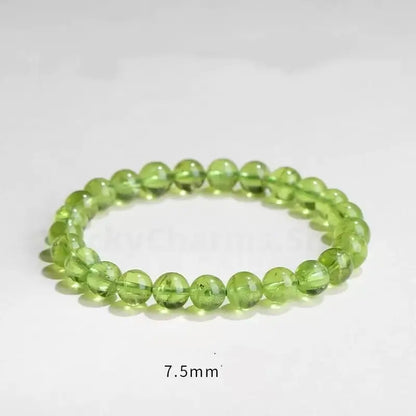 Natural Peridot Green Beaded multi-strand Bracelet for Success Love Health-LuckyChams.Shop