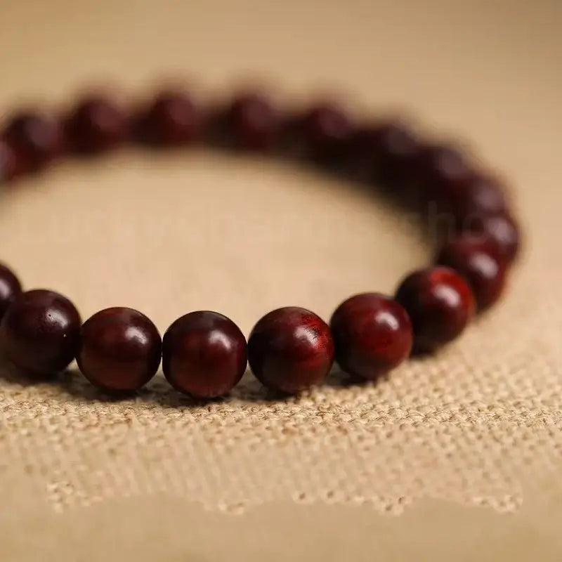 Hetian Jade Guru Bead Sandalwood Beaded Bracelet For Luck Wealth Success-LuckyCharms.Shop