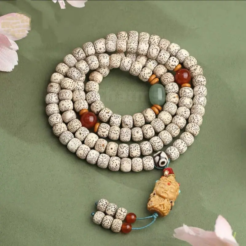 Potala Palace Enpowered Star-Moon Bodhi 108-Bead Buddhist Mala Bracelet-LuckyCharms.Shop