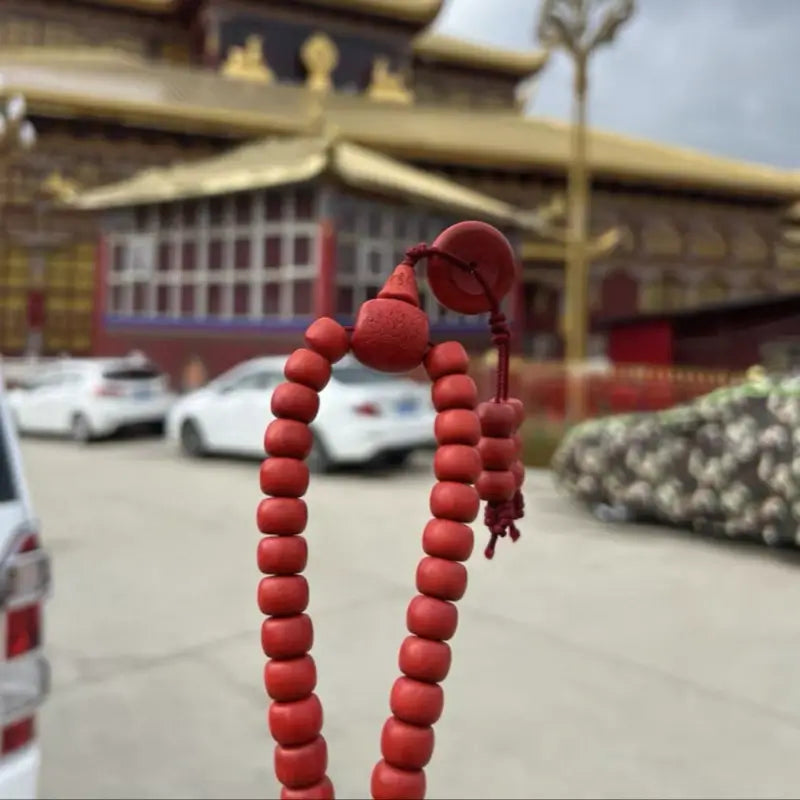 Yarchen Gar Enpowered Danzhe Conference Memorial Rosary | Collectible Tibetan Cultural Token-LuckyCharms.Shop