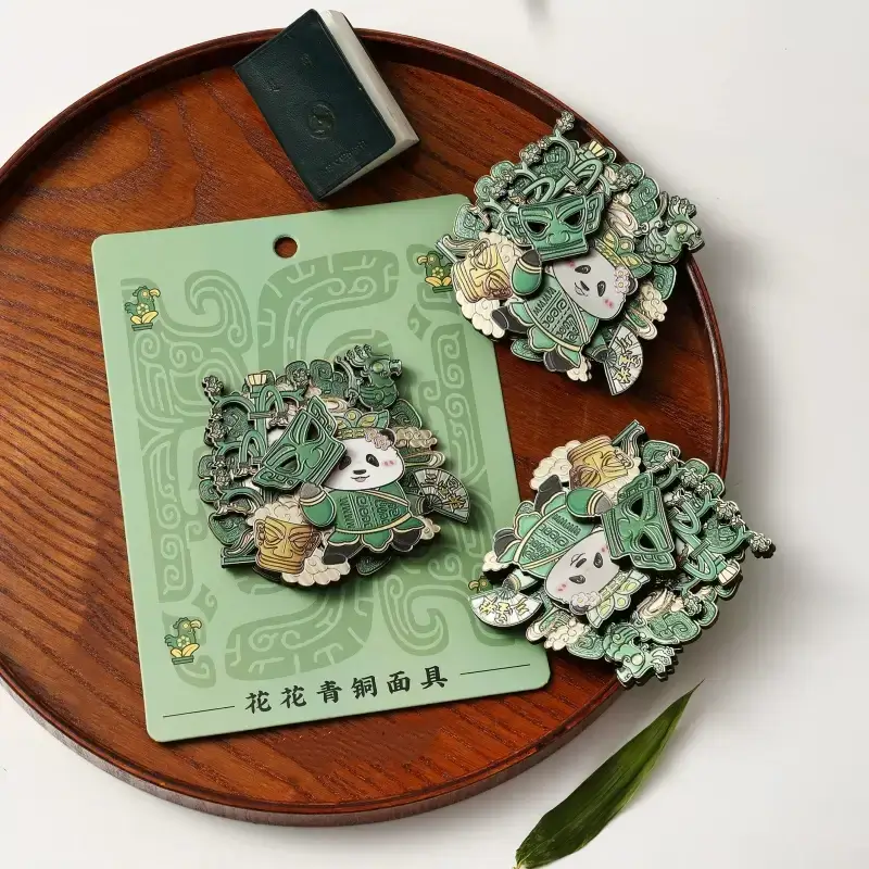 Panda Huahua Series Face-Changing Refrigerator Magnet-LuckyCharms.Shop