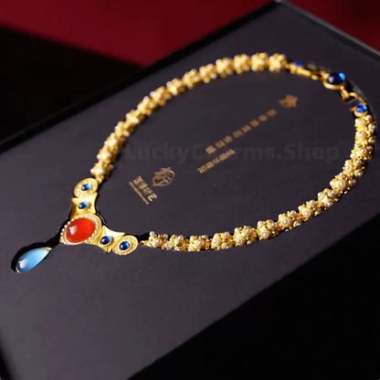 National Museum of China Li Jingxun AR Necklace Refrigerator Magnet-LuckyCharms.Shop