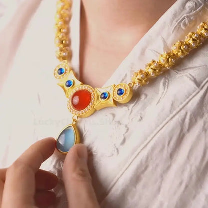 National Museum of China Li Jingxun AR Necklace Refrigerator Magnet-LuckyCharms.Shop