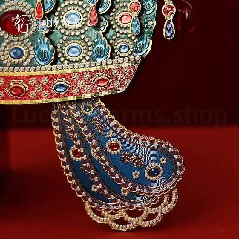 Empress Phoenix Crown Wooden Refrigerator Magnet-LuckyCharms.Shop