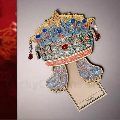 Empress Phoenix Crown Wooden Refrigerator Magnet-LuckyCharms.Shop