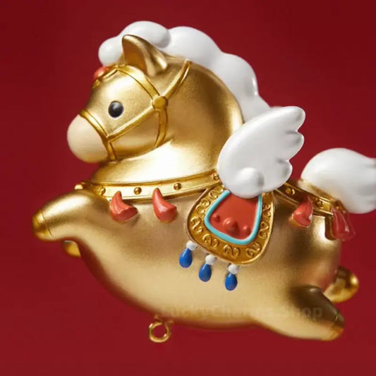 The Palace Museum Golden Horse Blessing Bell Fridge Magnet | Year of the Horse Decor & Gift