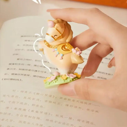 Figurine de cheval porte-bonheur du Musée du Palais | Décoration porte-bonheur inspirée de la dynastie Tang (3 styles) | Cadeau de l'année du Cheval