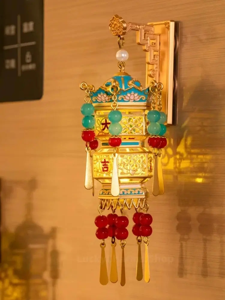 Palace Museum Light-Up Palace Lantern Fridge Magnet | Lunar New Year Gift Decor-LuckyCharms.Shop