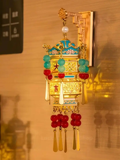 Palace Museum Light-Up Palace Lantern Fridge Magnet | Lunar New Year Gift Decor-LuckyCharms.Shop