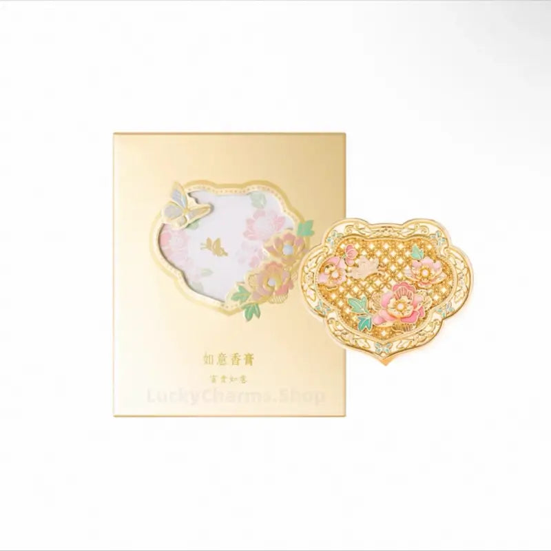 Baume parfumé solide Ruyi du Musée du Palais | 4 senteurs orientales | Cadeau et souvenir à la cire d'abeille naturelle