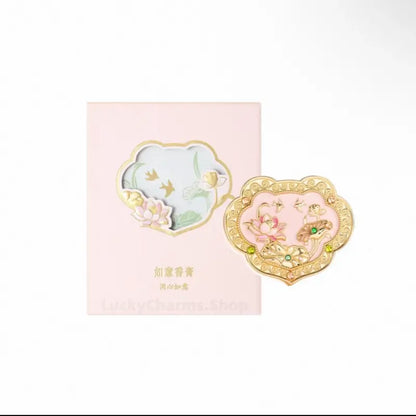 Baume parfumé solide Ruyi du Musée du Palais | 4 senteurs orientales | Cadeau et souvenir à la cire d'abeille naturelle