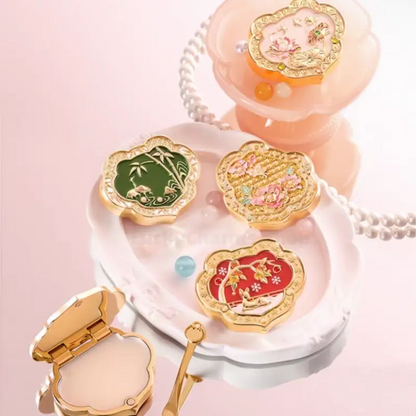 Baume parfumé solide Ruyi du Musée du Palais | 4 senteurs orientales | Cadeau et souvenir à la cire d'abeille naturelle