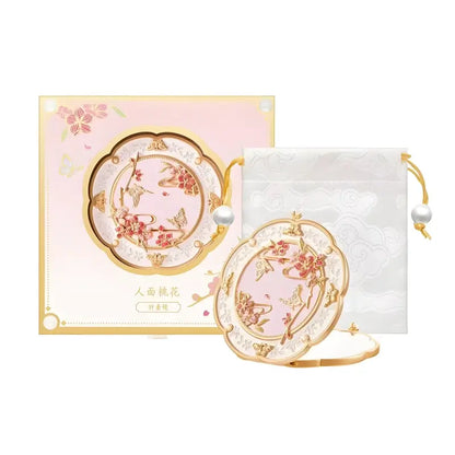 Sparrows & Flowering Branches Small Mirror from The Palace Museum-LuckyCharms.Shop