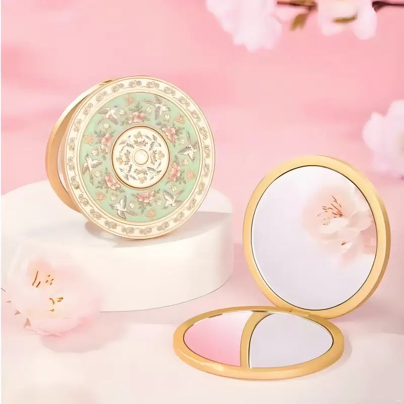 Sparrows & Flowering Branches Small Mirror from The Palace Museum-LuckyCharms.Shop