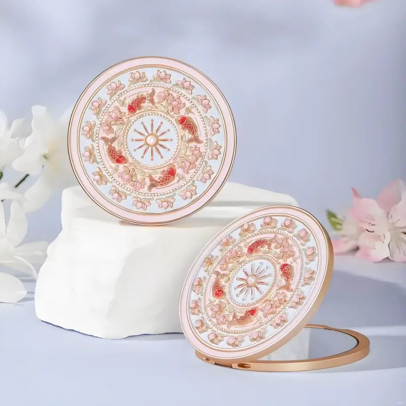 Sparrows & Flowering Branches Small Mirror from The Palace Museum-LuckyCharms.Shop