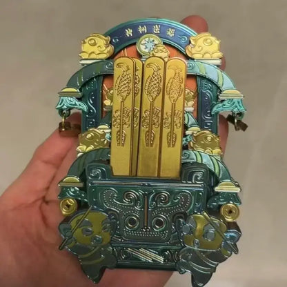 Bronze Divine Tree Lucky Draw Fridge Magnet from The Sanxingdui Museum-LuckyCharms.Shop