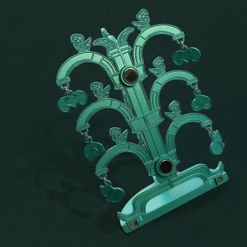 Sanxingdui Sacred Tree Refrigerator Magnet from the Sanxingdui Museum-LuckyCharms.Shop