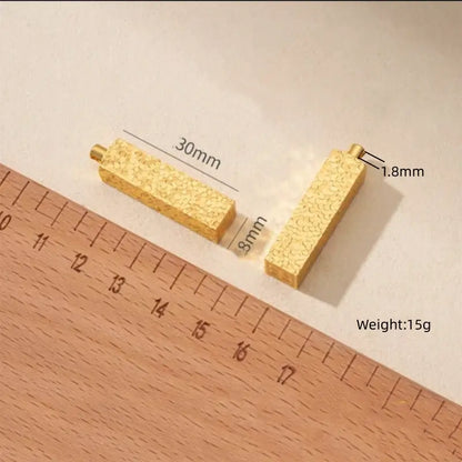 光沢のあるゴールドのル・ル・トンペンダント | レディースレザーコードネックレス、4スタイル