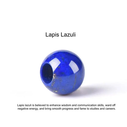 Natural Lapis Lazuli Round Beads (Fortune-turning Beads) | DIY Jewelry Accessory-LuckyCharms.Shop
