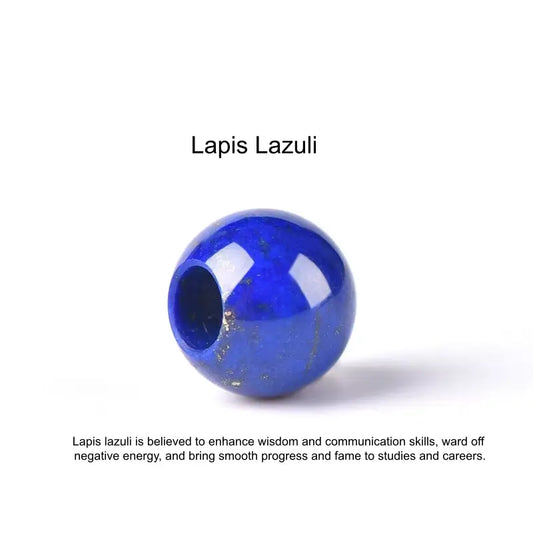 Natural Lapis Lazuli Round Beads (Fortune-turning Beads) | DIY Jewelry Accessory-LuckyCharms.Shop