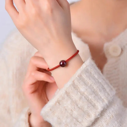 Rhodolite Garnet Fortune-Turning Beads, Boost Vitality | DIY Jewelry Accessory-LuckyCharms.Shop