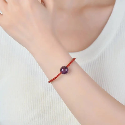 Purple Phantom Quartz Beads, Attract Wealth, Boost Career | DIY Jewelry Accessory-LuckyCharms.Shop