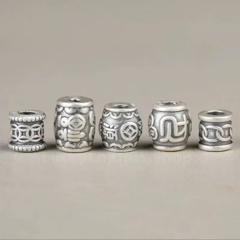 Sterling Silver Lulutong Loose Beads | DIY Bracelet Beads, Tiny Exquisite Accessories-LuckyCharms.Shop