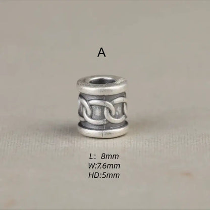 Sterling Silver Lulutong Loose Beads | DIY Bracelet Beads, Tiny Exquisite Accessories-LuckyCharms.Shop