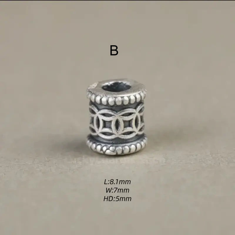 Sterling Silver Lulutong Loose Beads | DIY Bracelet Beads, Tiny Exquisite Accessories-LuckyCharms.Shop