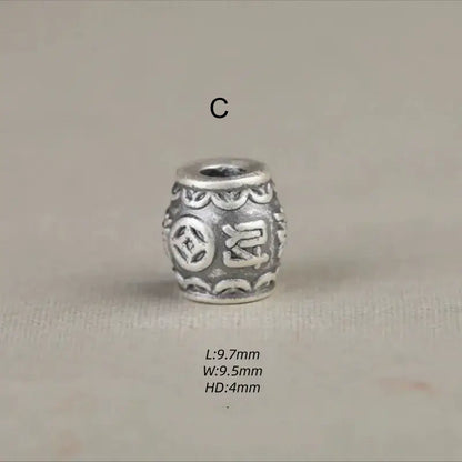 Sterling Silver Lulutong Loose Beads | DIY Bracelet Beads, Tiny Exquisite Accessories-LuckyCharms.Shop