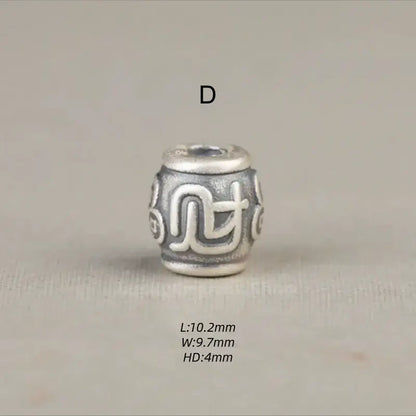 Sterling Silver Lulutong Loose Beads | DIY Bracelet Beads, Tiny Exquisite Accessories-LuckyCharms.Shop