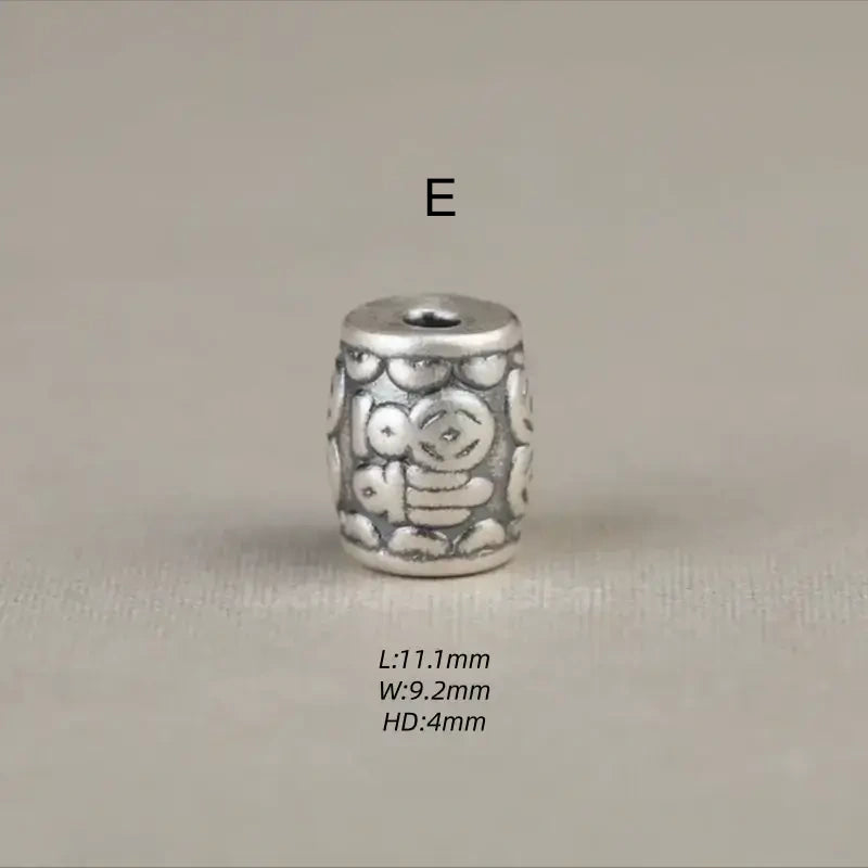 Sterling Silver Lulutong Loose Beads | DIY Bracelet Beads, Tiny Exquisite Accessories-LuckyCharms.Shop