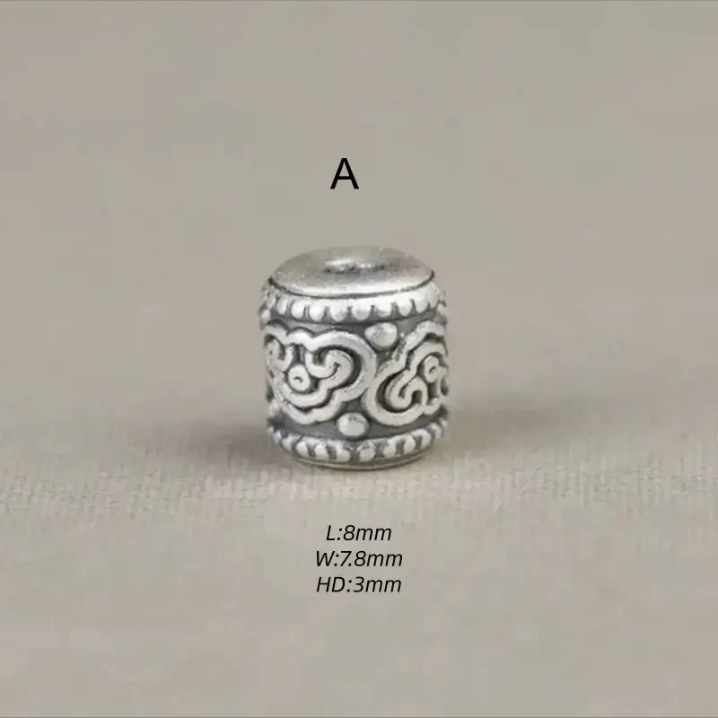 Sterling Silver Lulutong Loose Beads | Multiple Styles, DIY Bracelet Beads-LuckyCharms.Shop