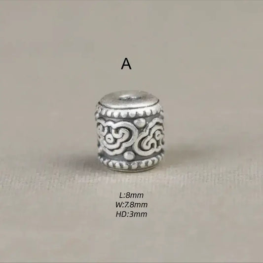 Sterling Silver Lulutong Loose Beads | Multiple Styles, DIY Bracelet Beads-LuckyCharms.Shop