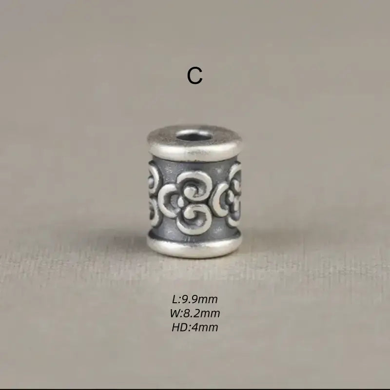 Sterling Silver Lulutong Loose Beads | Multiple Styles, DIY Bracelet Beads-LuckyCharms.Shop