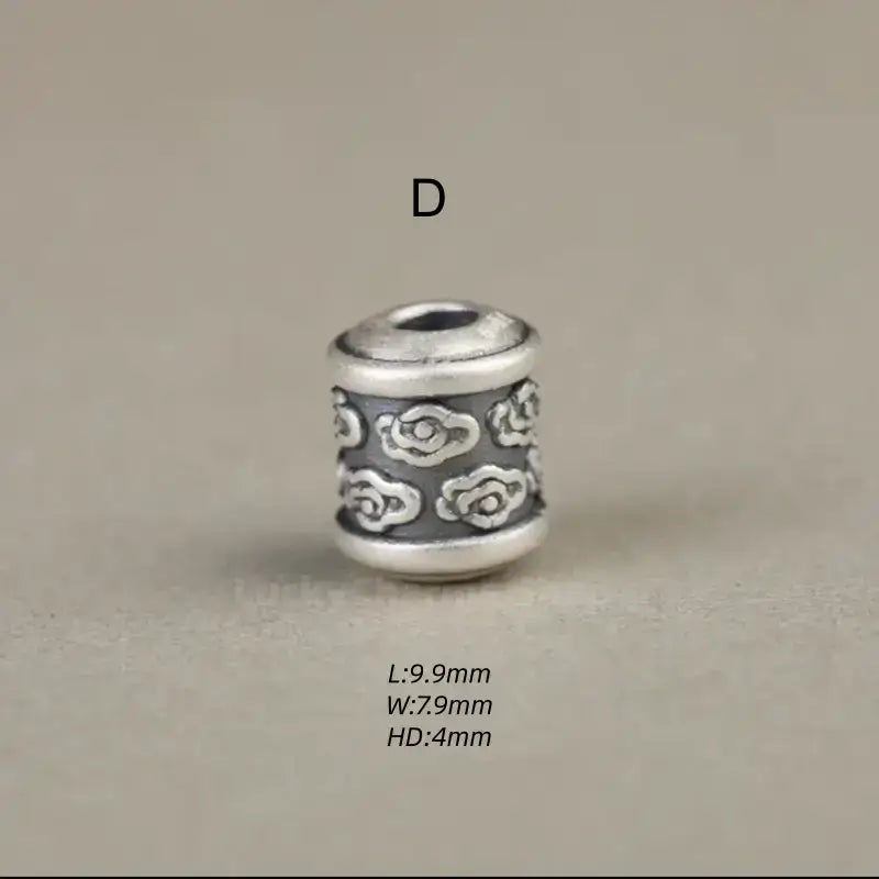 Sterling Silver Lulutong Loose Beads | Multiple Styles, DIY Bracelet Beads-LuckyCharms.Shop