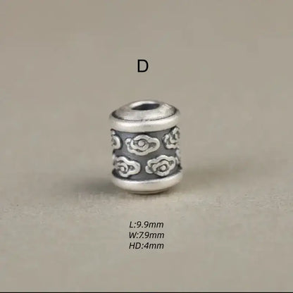 Sterling Silver Lulutong Loose Beads | Multiple Styles, DIY Bracelet Beads-LuckyCharms.Shop