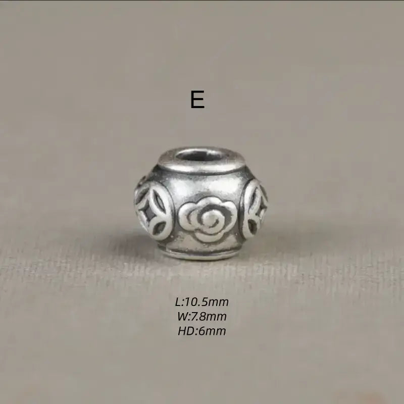Sterling Silver Lulutong Loose Beads | Multiple Styles, DIY Bracelet Beads-LuckyCharms.Shop