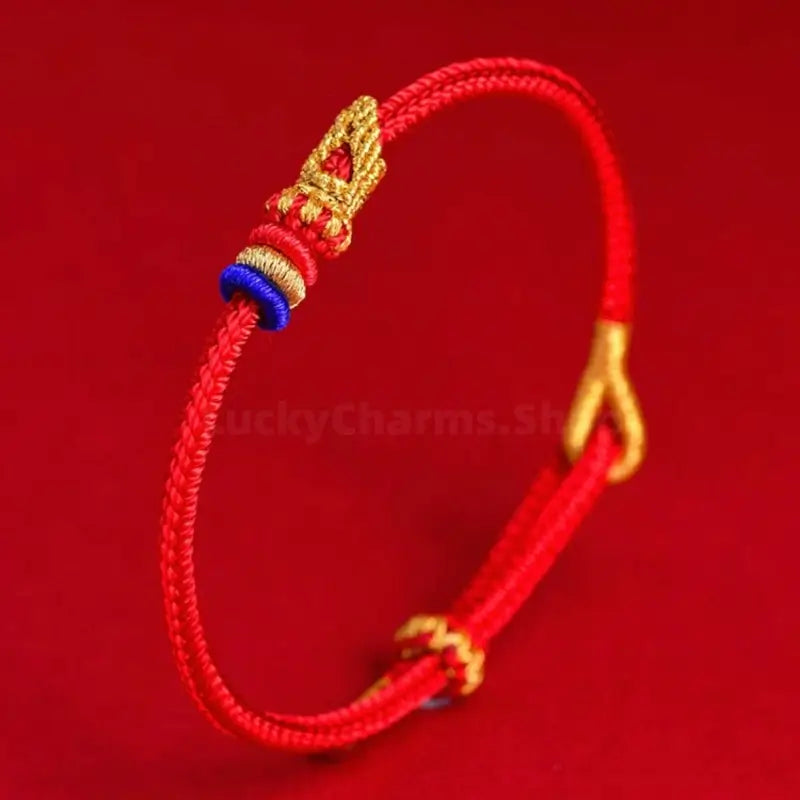 Mount Putuo Blessed Lucky Two-Tone Buddhist Knot Braided Bracelet DIY-Friendly-LuckyCharms.Shop