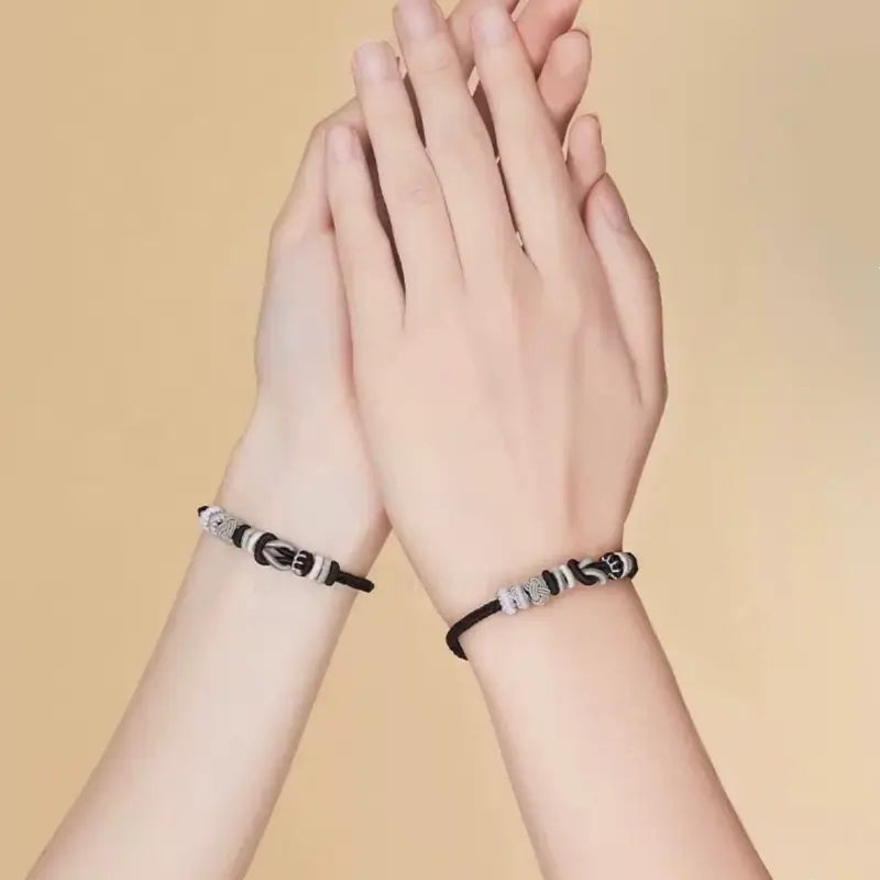 "Never Part" Knot DIY Couple Lucky Bracelets S1| Anniversary Valentine's Day Gift-LuckyCharms.Shop